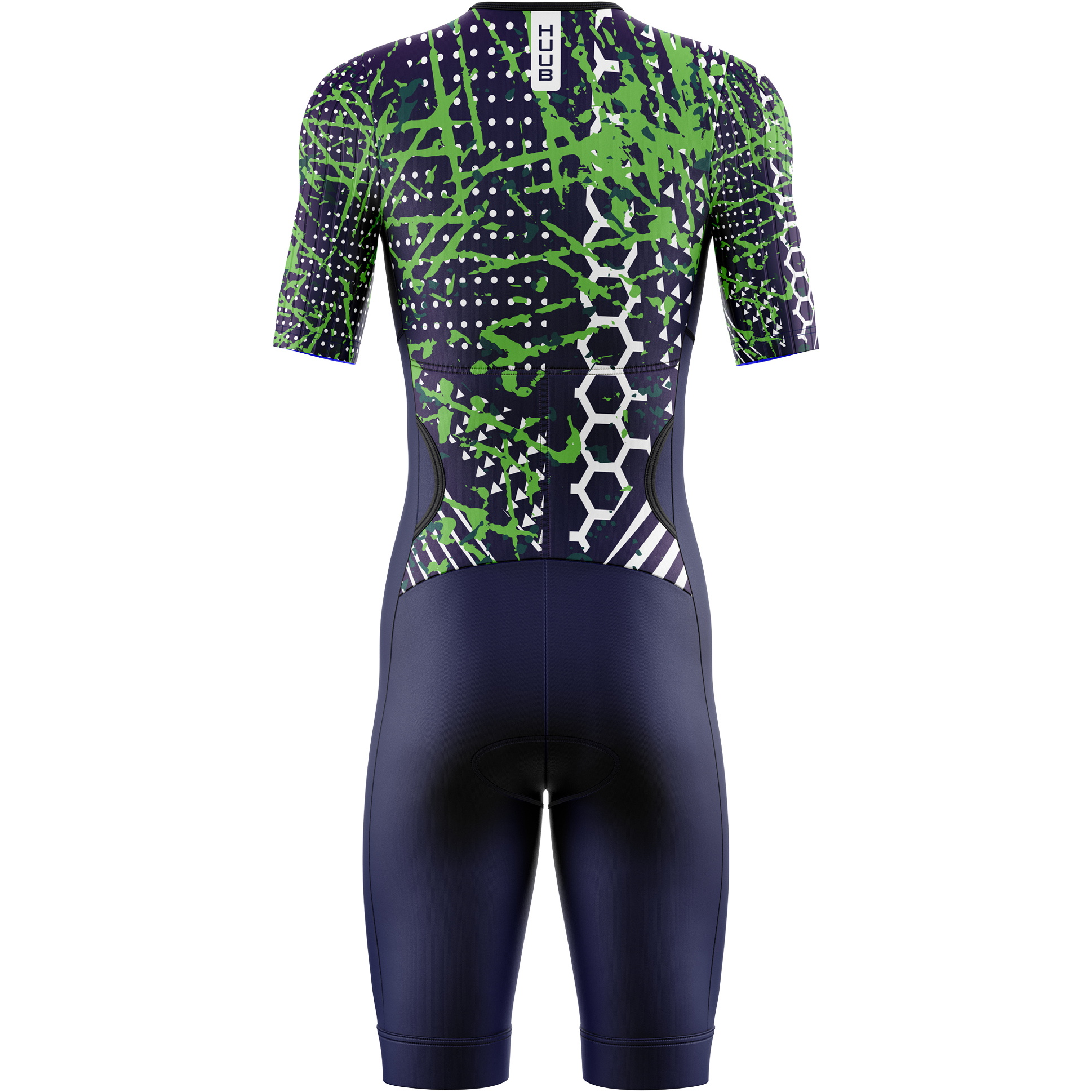 2026 HUUB Herre-triatlon-dragt COLTSNL  Navy / Lime